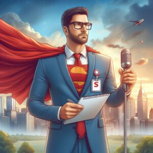 Superhero journalist
